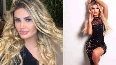 A model claimed exclusion from a Christmas dinner due to her looks. (Marina Smith/ Instagram) A model claimed exclusion from a Christmas dinner due to her looks. (Marina Smith/ Instagram)
