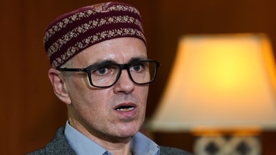 Jammu and Kashmir Chief Minister Omar Abdullah during an interview with PTI, in New Delhi, Friday, Dec. 13, 2024. (PTI) Jammu and Kashmir Chief Minister Omar Abdullah during an interview with PTI, in New Delhi, Friday, Dec. 13, 2024. (PTI)