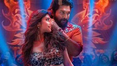 Sreeleela and Allu Arjun in the song Kissik from Pushpa 2: The Rule. Sreeleela and Allu Arjun in the song Kissik from Pushpa 2: The Rule.