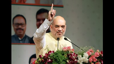 Union home minister Amit Shah. (Amit Shah Twitter)