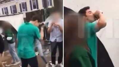 Luigi Mangione smashes beer container on his forehead, chugs down the beverage in wild video (TMZ screenshots) Luigi Mangione smashes beer container on his forehead, chugs down the beverage in wild video (TMZ screenshots)