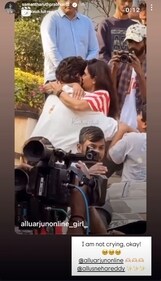 A screengrab of Samantha Ruth Prabhu's Instagram stories. A screengrab of Samantha Ruth Prabhu's Instagram stories.
