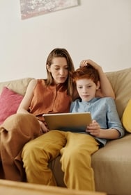 Join your child for their screen time. (Pexels)