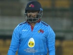 Prithvi Shaw during the SMAT final