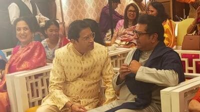 Raj Thackeray’s appearance at family wedding sparks talks of reconciliation with Uddhav Raj Thackeray’s appearance at family wedding sparks talks of reconciliation with Uddhav
