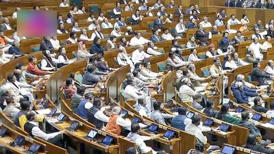 A BJP lawmaker said the government may have decided to push the ONOE bills for later in the week, given the focus on the Constitution debate. (Sansad Tv) A BJP lawmaker said the government may have decided to push the ONOE bills for later in the week, given the focus on the Constitution debate. (Sansad Tv)