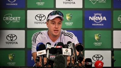 India's bowling coach Morne Morkel speaks at a press conference. (AFP) India's bowling coach Morne Morkel speaks at a press conference. (AFP)