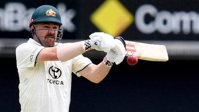 Australia's Travis Head in action (AAP Image via REUTERS)