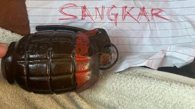Hand grenade found near PWD contractor’s home in Manipur Hand grenade found near PWD contractor’s home in Manipur