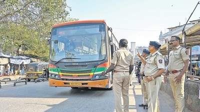 Four days after the Kurla accident, BEST bus services had just resumed on Friday. (Raju Shinde/HT Photo)