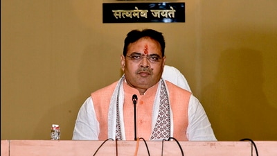 Rajasthan chief minister Bhajan Lal Sharma. (HT PHOTO)