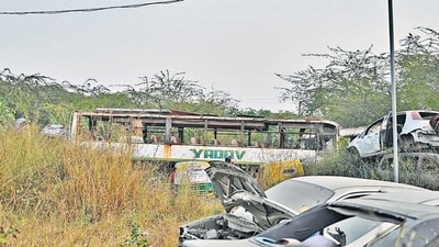 The bus in which the 22-year-old paramedical student was gang-raped and brutally assaulted on December 16, 2012, in Delhi. (Vipin Kumar/HT Photo) The bus in which the 22-year-old paramedical student was gang-raped and brutally assaulted on December 16, 2012, in Delhi. (Vipin Kumar/HT Photo)