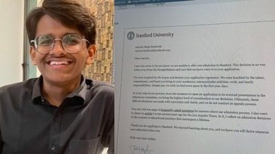 On X, an Indian teen shared his Stanford rejection. (X/@aaryankushwahh) On X, an Indian teen shared his Stanford rejection. (X/@aaryankushwahh)