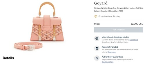 Nita Ambani's bag costs  ₹10,02,000. (www.sothebys.com)