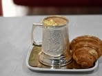 Boho Cafe’s ‘royal menu’ also features other gold-infused delicacies, including Gold Souvenir Coffee (AED 4,761 or INR 1.09 lakh), gold-dusted croissants, drinks, and even ice cream, all served in silverware that customers can take home as keepsakes.