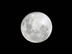 The Cold Moon, last full moon of 2024, is pictured from Buenos Aires on December 15, 2024.&nbsp;