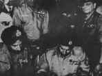 Lieutenant General Jagjit Singh Aurora, general officer commanding-in-chief Eastern Command and Lieutenant General Amir Abdullah Khan Niazi of the Pakistan army during the signing the surrender documents in Decca (now Dhaka) on December 16, 1971. Lieutenant General Jagjit Singh Aurora, general officer commanding-in-chief Eastern Command and Lieutenant General Amir Abdullah Khan Niazi of the Pakistan army during the signing the surrender documents in Decca (now Dhaka) on December 16, 1971.
