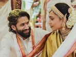 Sobhita Dhulipala and Naga Chaitanya shared their official wedding pictures on Instagram. Sobhita Dhulipala and Naga Chaitanya shared their official wedding pictures on Instagram.