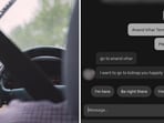 A screenshot shared along with the post showed the brief conversation between the rider and the cab driver. A screenshot shared along with the post showed the brief conversation between the rider and the cab driver.