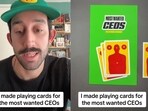 Comrade Workwear's founder reveals mock-ups for the upcoming 'Most wanted CEOs playing cards' deck. Comrade Workwear's founder reveals mock-ups for the upcoming 'Most wanted CEOs playing cards' deck.