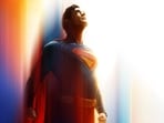 David Corenswet in the first poster of Superman.