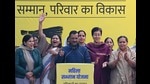 New Delhi, India - Dec. 12, 2024: Aam Aadmi Party National Convener Arvind Kejriwal Announces <span class='webrupee'>₹</span>2,100 Per Month For Women Ahead Of Delhi Assembly Polls during a function at AAP Headquarters in the presence of Delhi CM Atishi , in New Delhi, India, on Thursday, December 12, 2024. (Photo by Vipin Kumar/ Hindustan Times) (Hindustan Times)