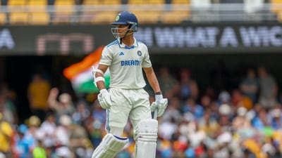 India's Yashasvi Jaiswal walks off the field after losing his wicket. (AP) India's Yashasvi Jaiswal walks off the field after losing his wicket. (AP)