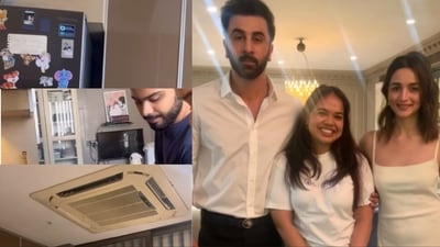 Alia Bhatt and Ranbir Kapoor's Pali home kitchen is a simple space. Alia Bhatt and Ranbir Kapoor's Pali home kitchen is a simple space.
