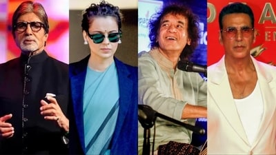 Amitabh Bachchan, Kangana Ranaut, and Akshay Kumar dedicated posts to Zakir Hussain. Amitabh Bachchan, Kangana Ranaut, and Akshay Kumar dedicated posts to Zakir Hussain.