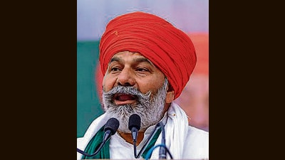 Bharatiya Kisan Union leader Rakesh Tikait (PTI file) Bharatiya Kisan Union leader Rakesh Tikait (PTI file)