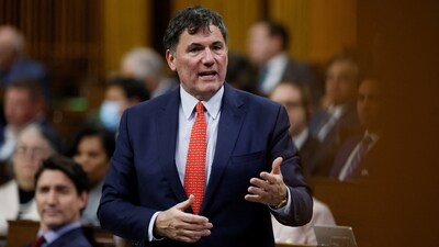 Canada's Minister of Public Safety, Democratic Institutions and Intergovernmental Affairs Dominic LeBlanc speaks during Question Period in the House of Commons on Parliament Hill in Ottawa, Ontario, Canada December 3, 2024. REUTERS/Blair Gable (REUTERS)