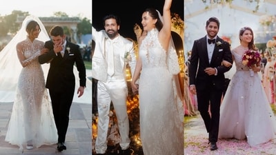 Priyanka Chopra-Nick Jonas to Naga Chaitanya-Samantha Ruth Prabhu: Keerthy Suresh's Christian wedding with Antony Thattil begs a revisit to celebrity white weddings (Photos: X, Instagram)