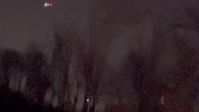 In this image taken from a video, what appears to be drones can be seen flying over Randolph, N.J., on Dec. 4, 2024. (MartyA45_ /TMX via AP) (AP) In this image taken from a video, what appears to be drones can be seen flying over Randolph, N.J., on Dec. 4, 2024. (MartyA45_ /TMX via AP) (AP)
