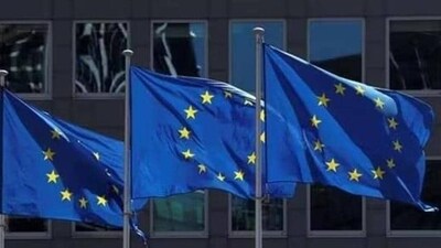 European Union flags outside the European Commission headquarters in Brussels, Belgium. (Reuters file photo) European Union flags outside the European Commission headquarters in Brussels, Belgium. (Reuters file photo)
