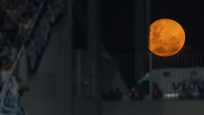 The Cold Moon, last full moon of 2024, is pictured after the Argentine Professional Football League Tournament 2024 'Cesar Luis Menotti' football match between Talleres de Cordoba and Newell's Old Boys at the Mario Alberto Kempes stadium in Cordoba, Argentina. (AFP) The Cold Moon, last full moon of 2024, is pictured after the Argentine Professional Football League Tournament 2024 'Cesar Luis Menotti' football match between Talleres de Cordoba and Newell's Old Boys at the Mario Alberto Kempes stadium in Cordoba, Argentina. (AFP)