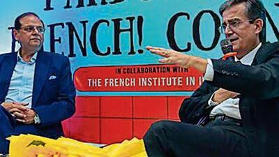 French ambassador Thierry Mathou in Lucknow on Monday. (MUSHTAQ ALI/HT PHOTO) French ambassador Thierry Mathou in Lucknow on Monday. (MUSHTAQ ALI/HT PHOTO)