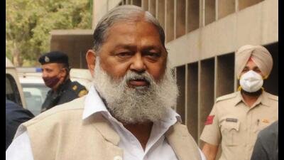 Haryana health minister Anil Vij (HT file)