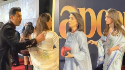 Alia Bhatt's viral video with Ranbir Kapoor's mother Neetu Kapoor has left her fans stressed Alia Bhatt's viral video with Ranbir Kapoor's mother Neetu Kapoor has left her fans stressed