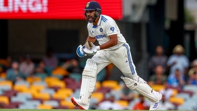 India's captain Rohit Sharma bats during play on day three of the third cricket test between India and Australia at the Gabba. (AP) India's captain Rohit Sharma bats during play on day three of the third cricket test between India and Australia at the Gabba. (AP)