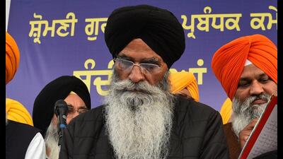 Shiromani Gurdwara Parbandhak Committee (SGPC) president Harjinder Singh Dhami
