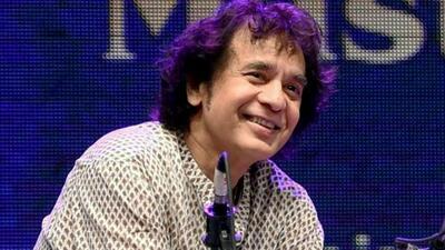 Tabla maestro Ustad Zakir performs at a concert in Mumbai in this 2020 file photo. (HT file photo) Tabla maestro Ustad Zakir performs at a concert in Mumbai in this 2020 file photo. (HT file photo)