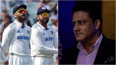 Anil Kumble (R) reacted to the fake quotes on social media attributed to him (AP/Files) Anil Kumble (R) reacted to the fake quotes on social media attributed to him (AP/Files)