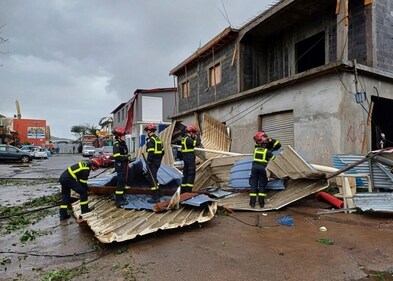 Rescue workers clearing an area in the French territory of Mayotte in the Indian Ocean, after Cyclone Chido caused extensive damage with reports of several fatalities, (AP) Rescue workers clearing an area in the French territory of Mayotte in the Indian Ocean, after Cyclone Chido caused extensive damage with reports of several fatalities, (AP)