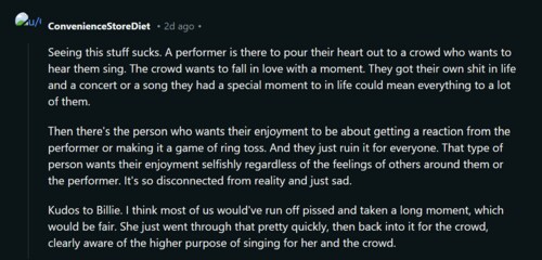 The incident sparked a flood of reactions from fans online The incident sparked a flood of reactions from fans online