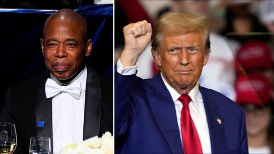 Donald Trump says he would consider pardoning NYC Mayor Eric Adams (AP)