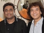 AR Rahman dedicated posts on his social media platforms to Zakir Hussain. AR Rahman dedicated posts on his social media platforms to Zakir Hussain.