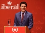 FILE PHOTO: Canada's Prime Minister Justin Trudeau speaks at the Laurier Club holiday party in Gatineau, Quebec, Canada, December 16, 2024.  REUTERS/Patrick Doyle/File Photo