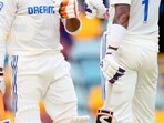 Ravindra Jadeja and KL Rahul stitched together a crucial 67-run partnership for India at the Gabba. Ravindra Jadeja and KL Rahul stitched together a crucial 67-run partnership for India at the Gabba.