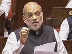 Union Home Minister Amit Shah speaks during the Constitution debate in Rajya Sabha, in New Delhi on Tuesday. Union Home Minister Amit Shah speaks during the Constitution debate in Rajya Sabha, in New Delhi on Tuesday.