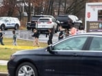 Children prepare to board a bus bound for the reunification center where they'll meet their parents after a shooting at Abundant Life Christian School in Madison, Wisconsin, U.S. December 16, 2024.  